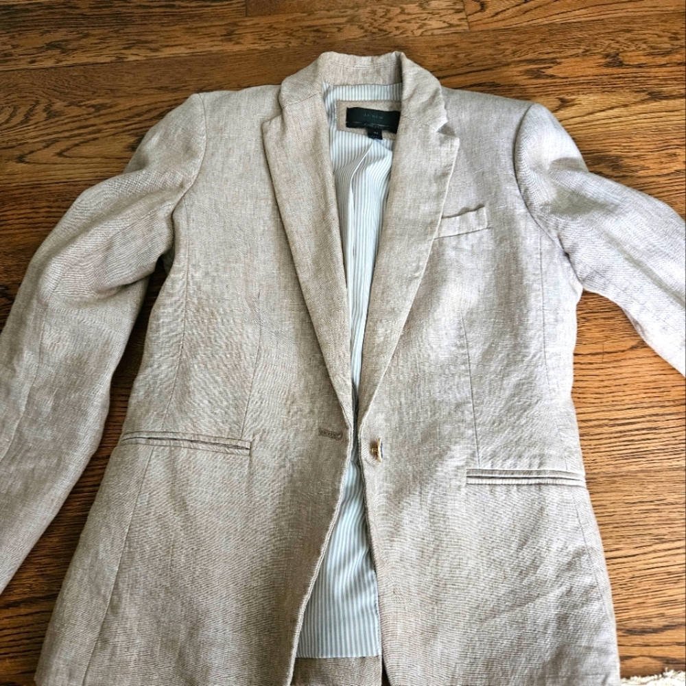 Campbell linen j crew blazer